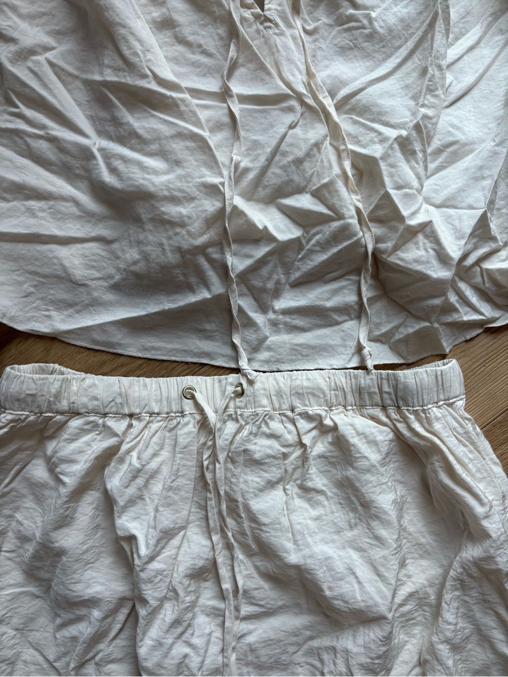 J Crew White Two-Piece Dress Set - Picture 3 of 4